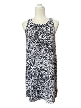 Lilly Pulitzer Womens Jackie Silk Shift Dress  Black & White Summer